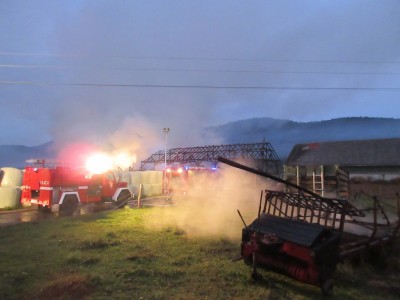 Požar v objektu 7.8.2016